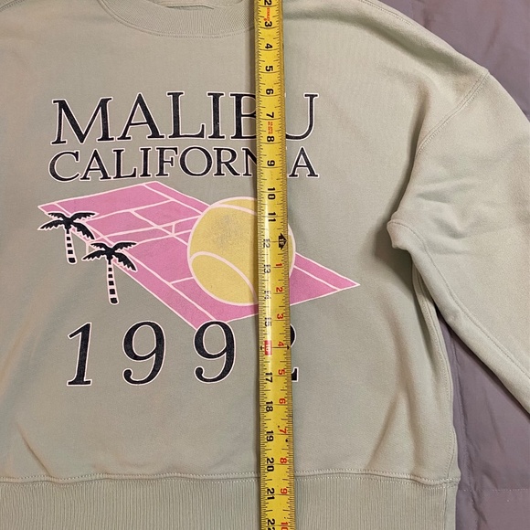 Abercrombie & Fitch Mint Malibu California 1992 Crewneck Pullover Sweatshirt - Picture 5 of 8